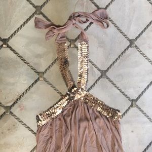 Forever 21 sequin halter top